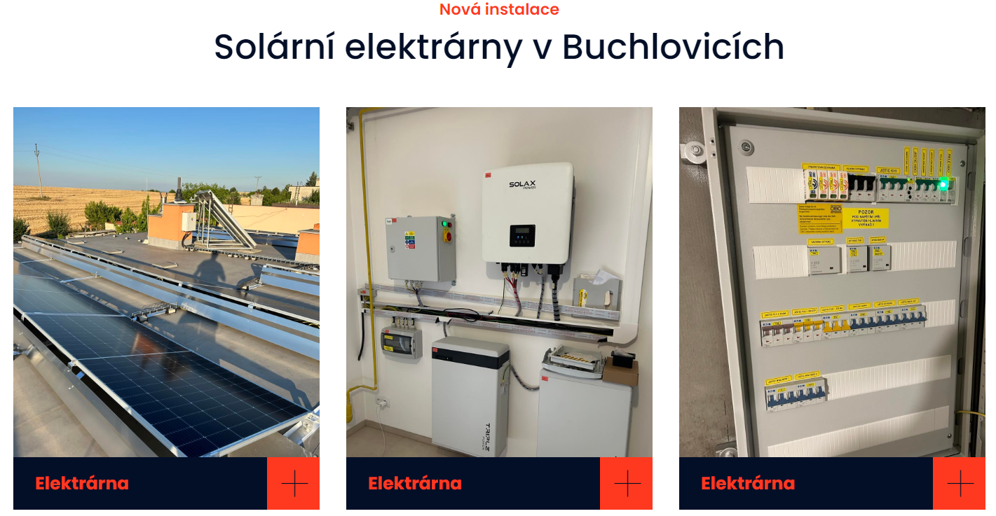 elektrokm.cz-solární elektrárna, solax, Buchlovice, Uherské Hradiště, Zlínsko